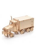 puzzle drewniane model 3d ciężarówka