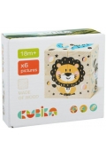 zestaw klocki drewniane "zwierzęta`` 15429 cubika