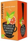 Clipper Herbatka z kurkumą i skórką z pomarańczy 40 g Bio
