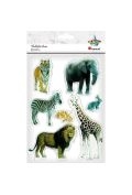 naklejki żelowe zoo