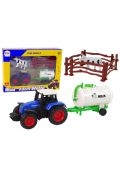 zestaw farma + traktor + krowa