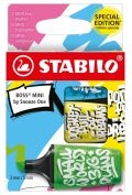 zakreślacz mini 3 kolory boss stabilo 07/03-61