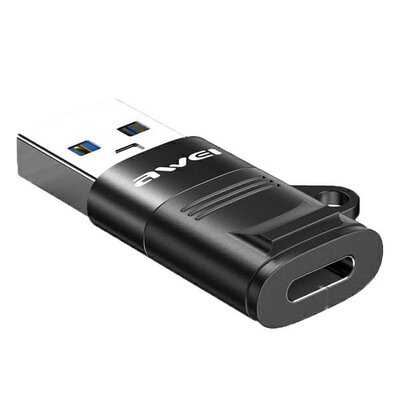 AWEI Adapter CL-13 USB-C/USB-A czarny