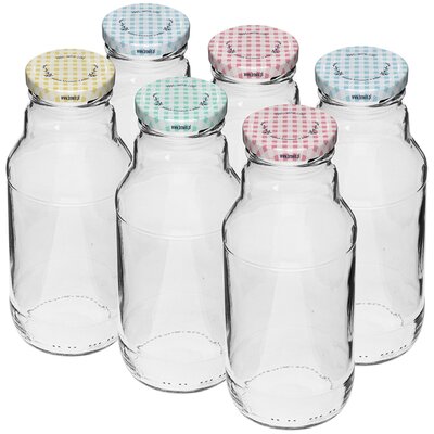 Browin Butelka TO na sok 330 ml z zakrętką fi 43 - 6 szt.