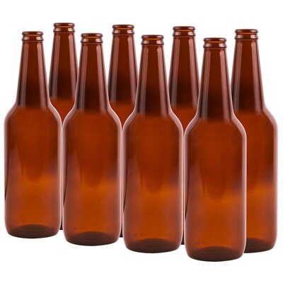 Browin Butelki szklane do piwa - brązowe 8x0,5l, marki bup80,5