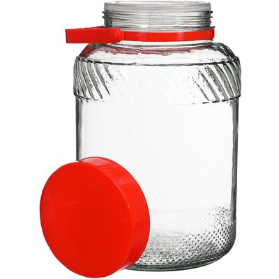 Biowin Słój z plastikową pokrywą i rączką 3 l