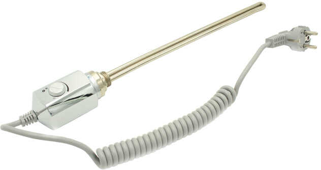 Grzałka elektryczna do grzejnika 300W chrom VOLUX