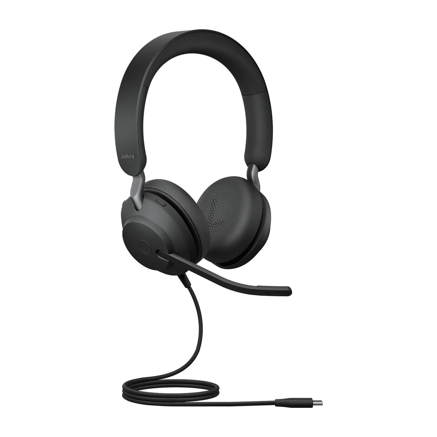 Jabra Evolve2 40 SE przewodowy stereofoniczny zestaw słuchawkowy z certyfikatem UC, z kablem przedłużającym USB-C
