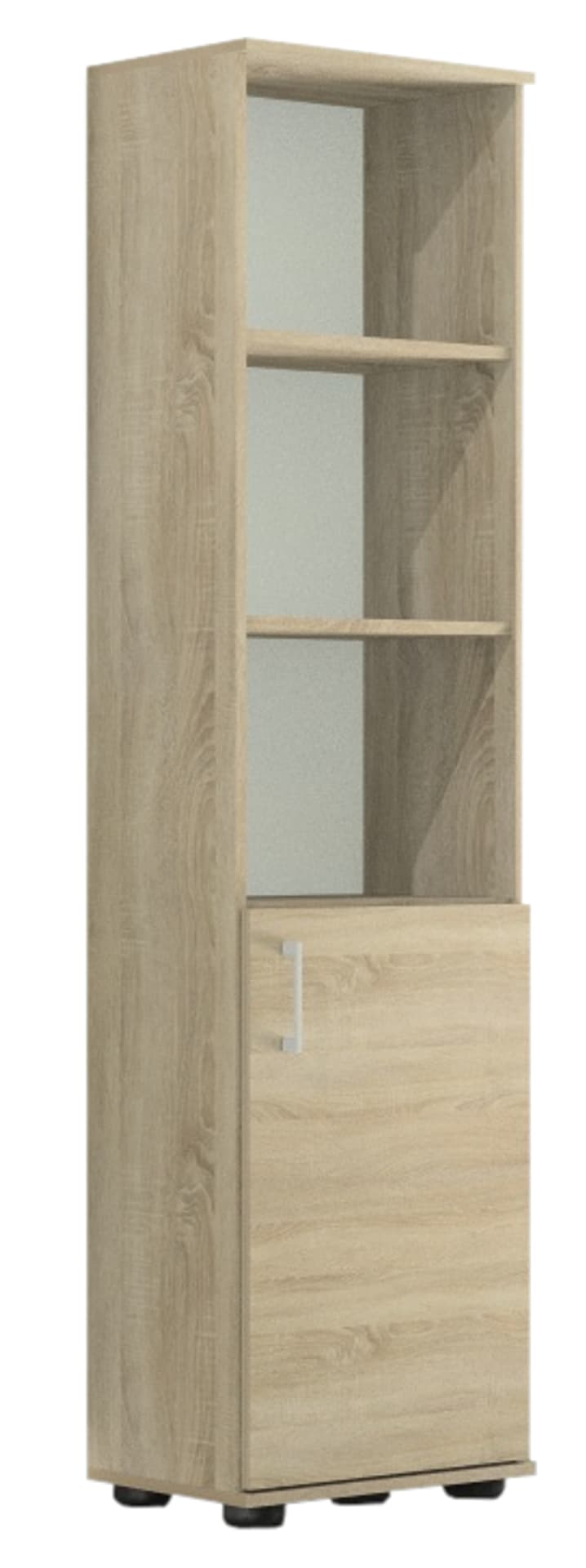 Regał G 30 II 1D Dąb Sonoma biurowy