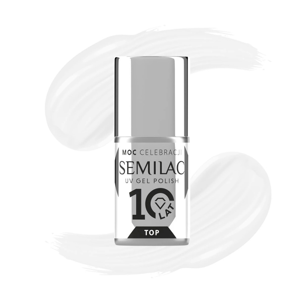 Semilac Top do lakierów hybrydowych No Wipe Sparkle Diamond Edycja limitowana 7ml