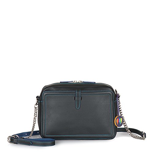 mywalit Unisex Bandolera Dubai torba materiałowa, Czarny (Black Pace)