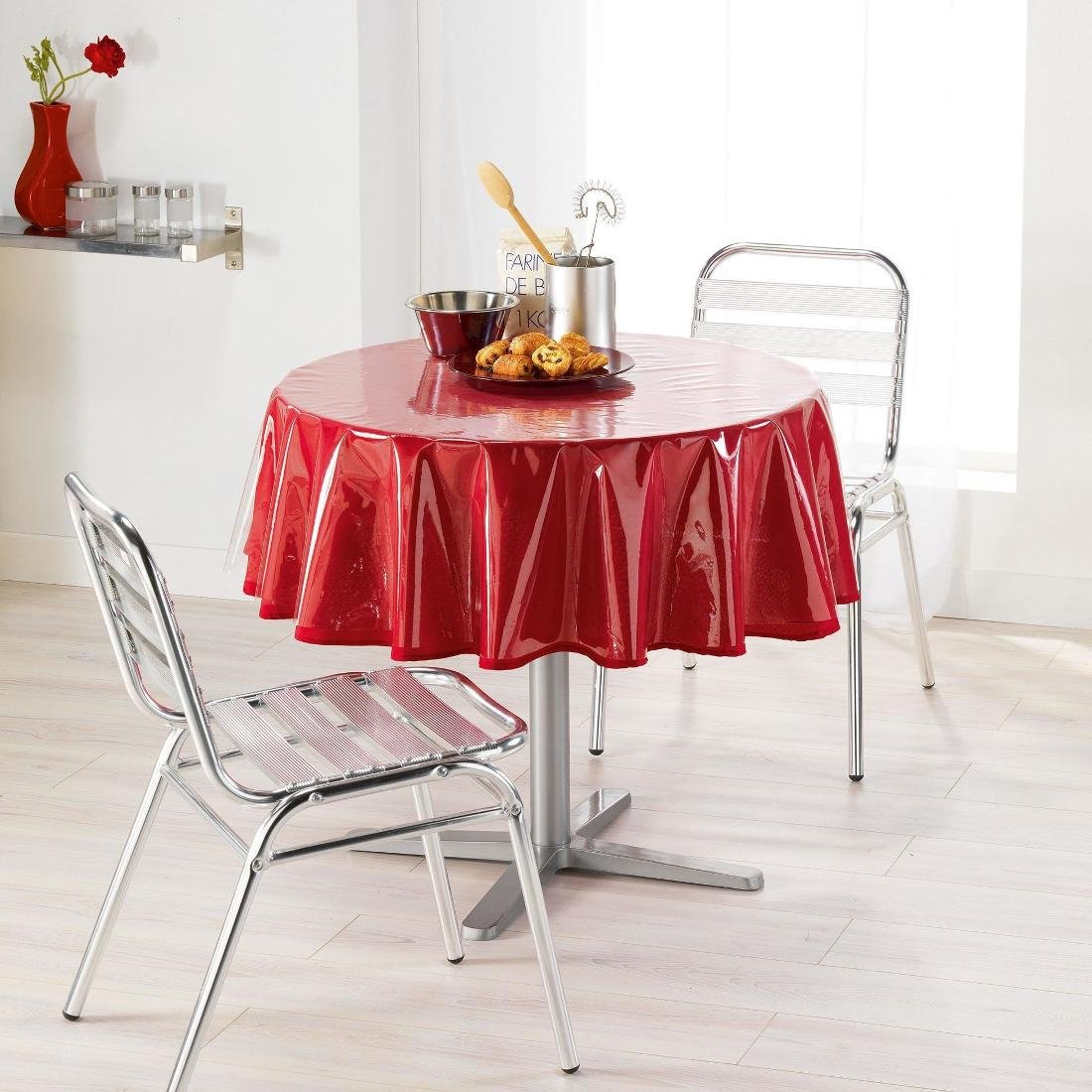Décor Ligne Décor ligne 1710280 Nappe Cristal Uni przezroczysty 180 cm  1710280, obrus, kryształ, okrągła, 180 cm, przezroczysty, kolorów uni 15/100, bez 1710280