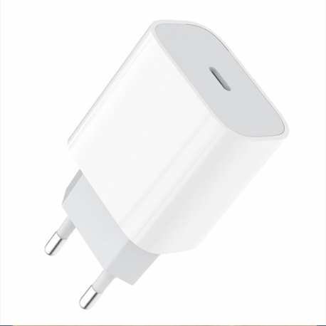 Szybka ładowarka sieciowa USB-C 20W iPhone iPad Biała