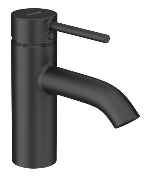 Kludi Bozz Black Bateria umywalkowa z korkiem czarny mat 382663976