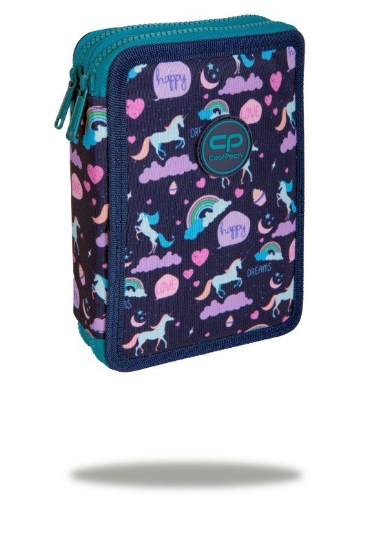 Patio Piórnik podwójny z wyposażeniem Coolpack Jumper XL Happy Unicor