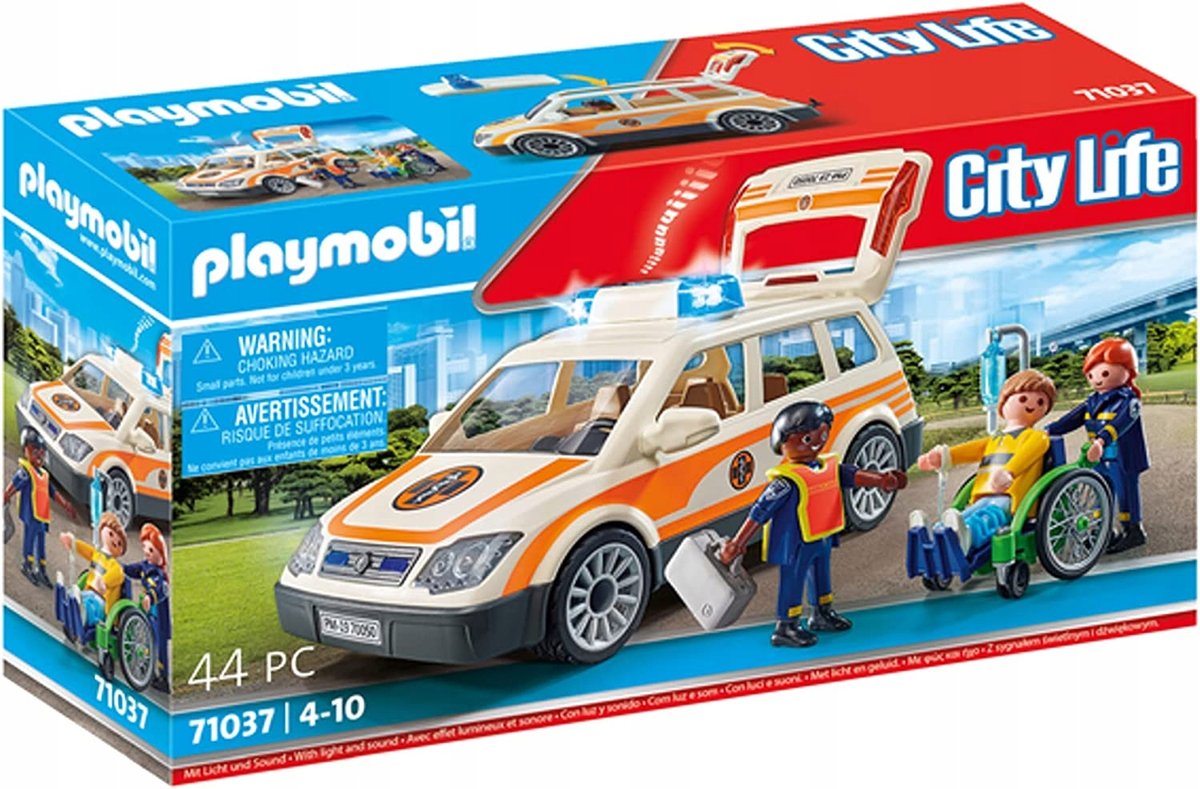 Playmobil City Life 71037 SAMOCHÓD RATOWNICZY KARETKA