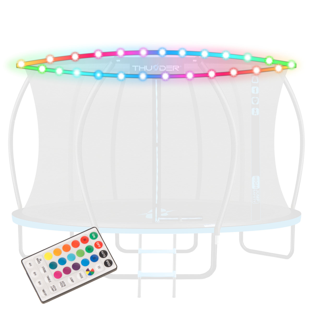 Światełka LED do trampoliny ogrodowej THUNDER 10FT