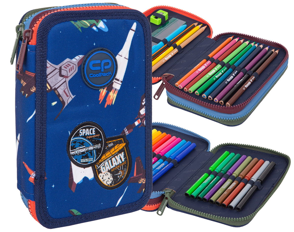 Patio Piórnik podwójny z wyposażeniem Jumper 2 Space Adventure CoolPack F066764