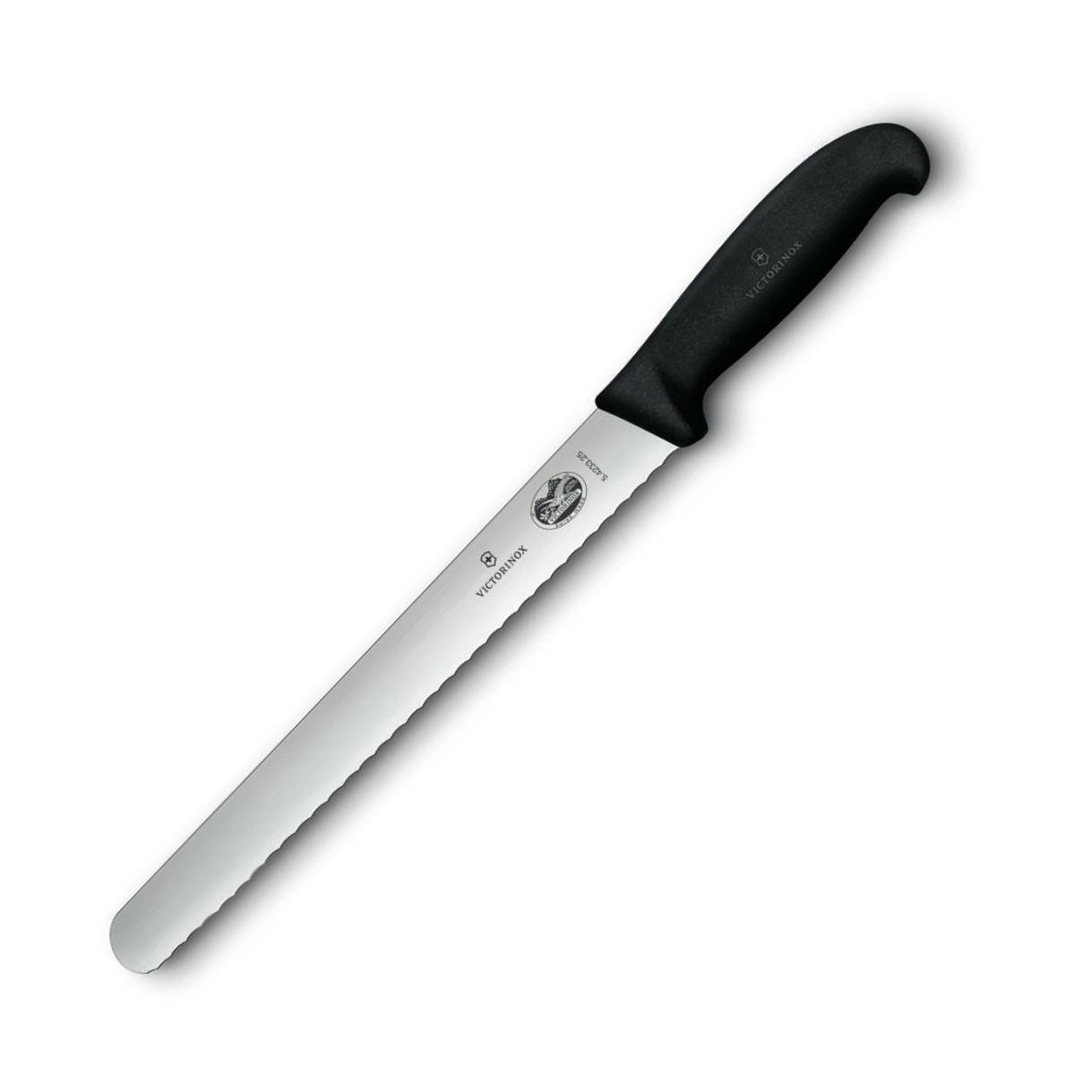 Victorinox nóż kuchenny nóż do krojenia szynki Well. fibrox długość: 25 cm, czarny C685