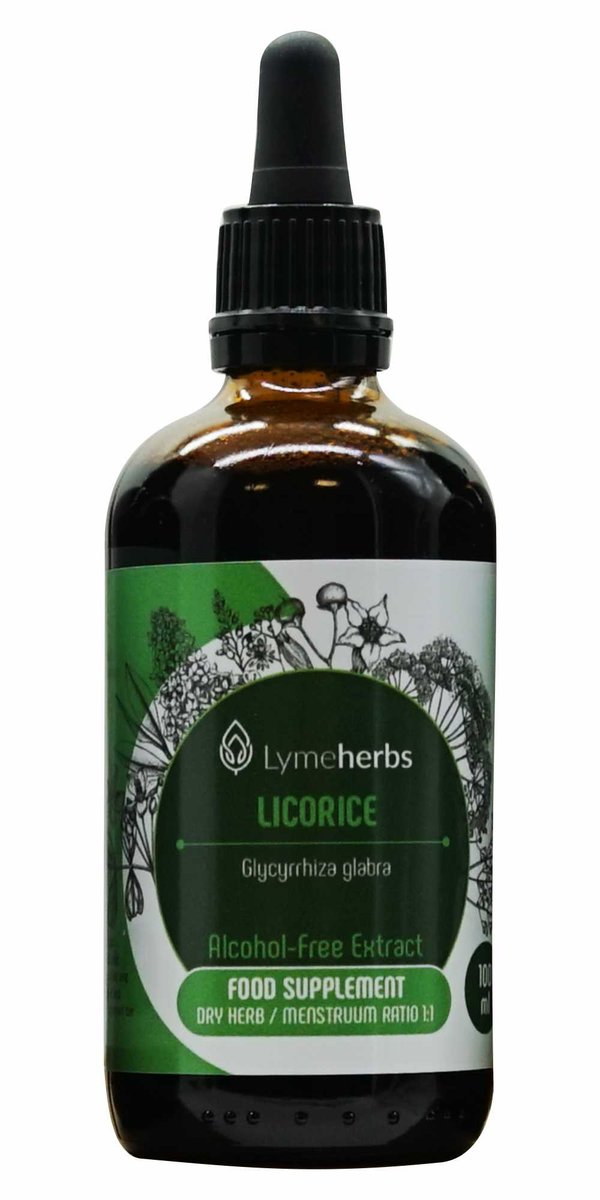 Lymeherbs, Lukrecja ekstrakt bezalkoholowy 1:1, 100ml