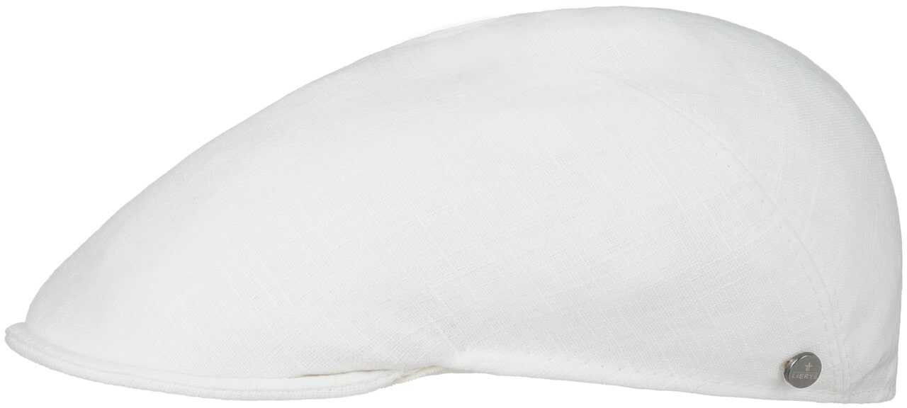 Kaszkiet Lniany Uni by Lierys, biały, M (56-57 cm)