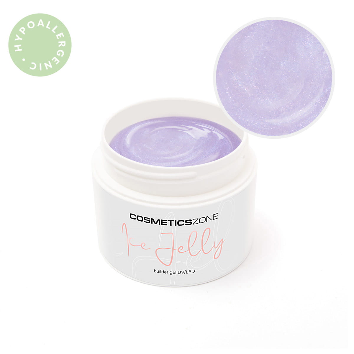 Glitter Cosmetics Zone Żel Ice Jelly Violet 5ML