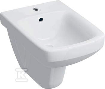 Bidet wiszący Selnova Square B35 cm, H35.5 cm, T53 cm, z przelewem, z otworem na baterię