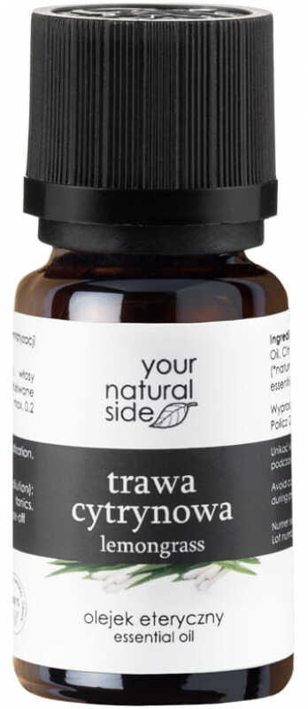 Your Natural Side - Essential Oil - Olejek eteryczny - Trawa cytrynowa - 10 ml