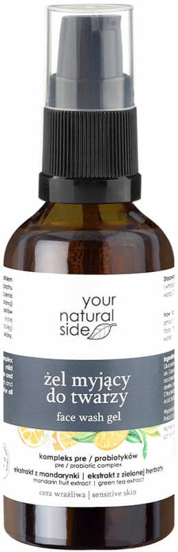 Your Natural Side Żel myjący do twarzy Mandarynka & Zielona herbata 50ml