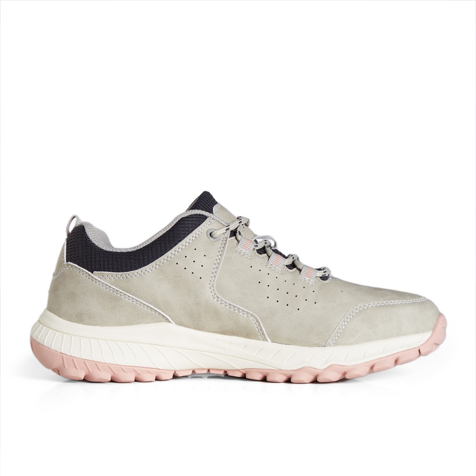 Buty miejskie sneakersy damskie - KEITH CAMPUS jasno szary Rozmiar: 41