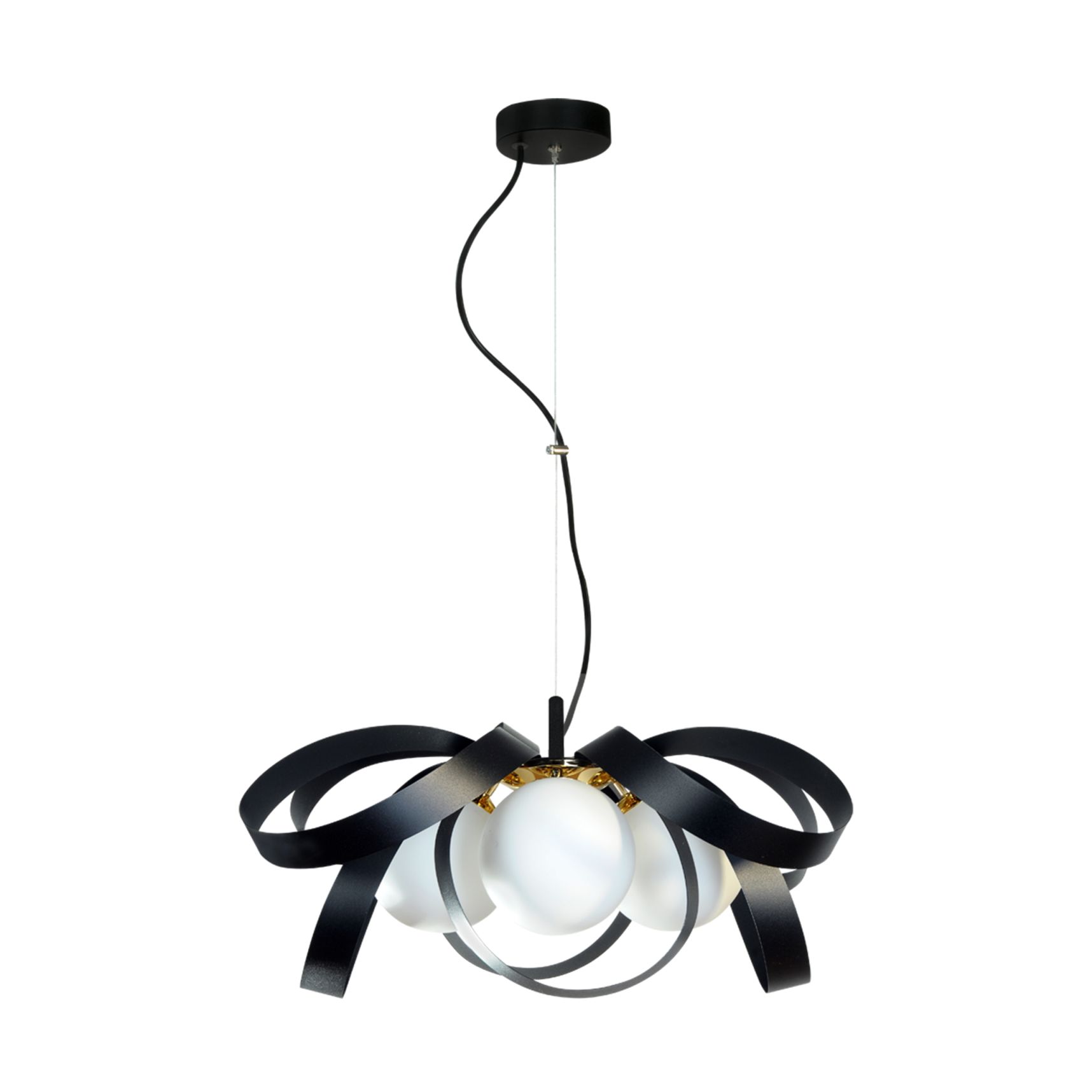 Modernistyczna, ozdobna lampa wisząca nad stół ZM 1139 z serii NELA