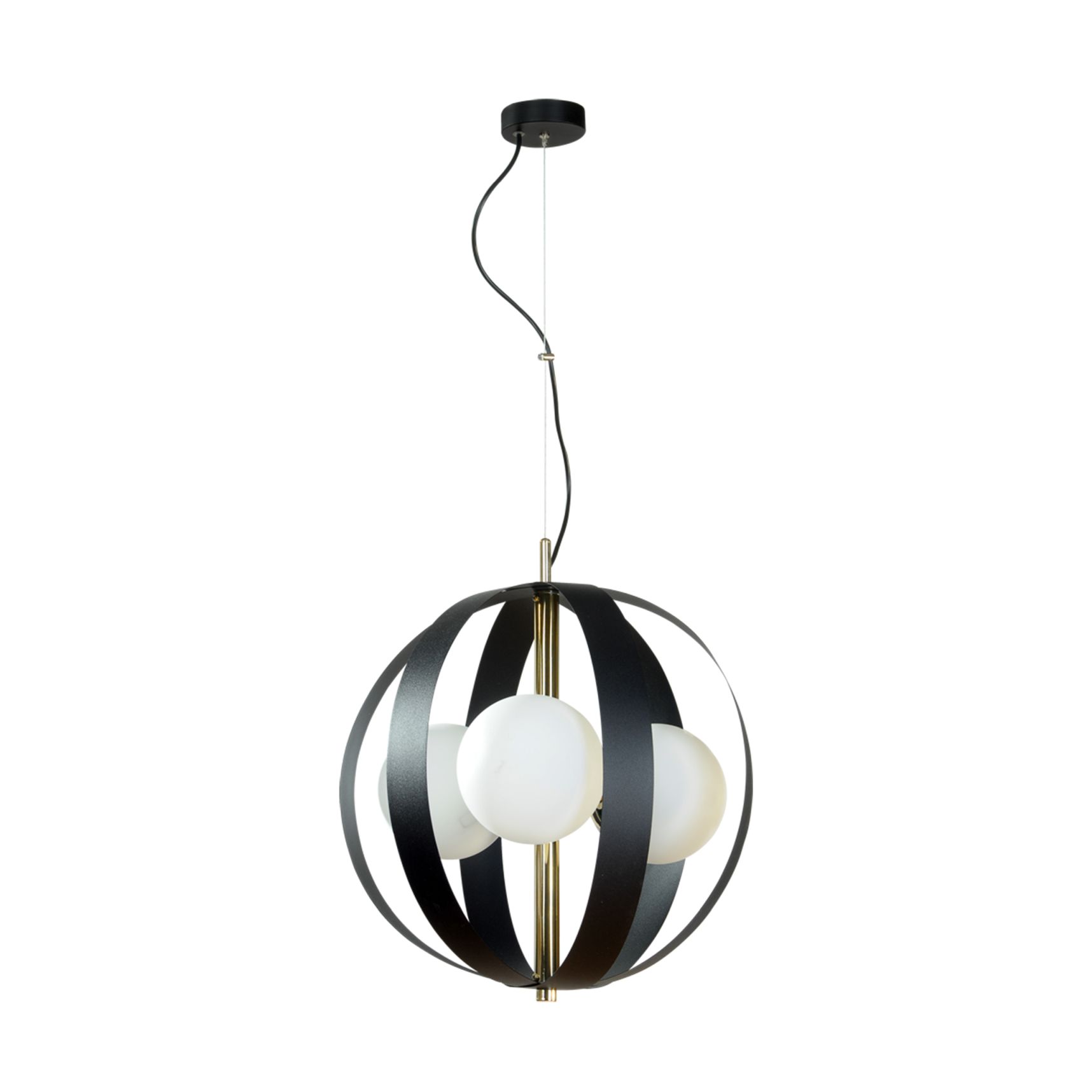 Designerska lampa wisząca w kształcie kuli ZM 1137 z serii NELA
