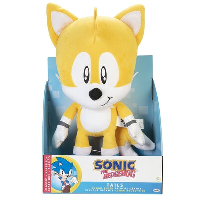 Фото - М'яка іграшка Jakks Sonic, Maskotka Tails Jumbo 45 cm 