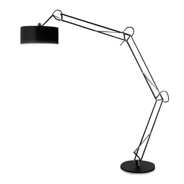 Azzardo Bosse Lampa podłogowa Black FL-13072 BK , Biały