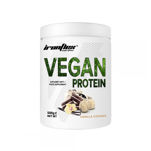 IRONFLEX Vegan Protein - 500g - Vanilla - Odżywki białkowe