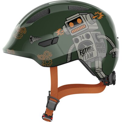 ABUS Smiley 3.0 Helmet Kids, zielony S | 45-50cm 2022 Kaski dla dzieci