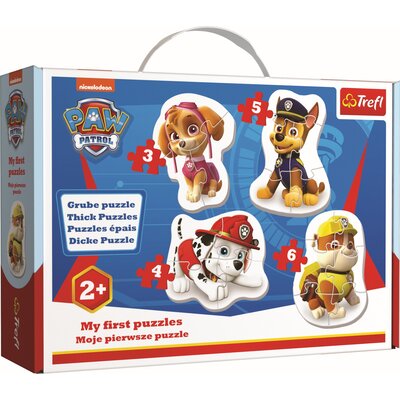 Trefl Puzzle Baby Classic Skye, Masshall, Chase i Rubble / Viacom Psi Patrol 36087