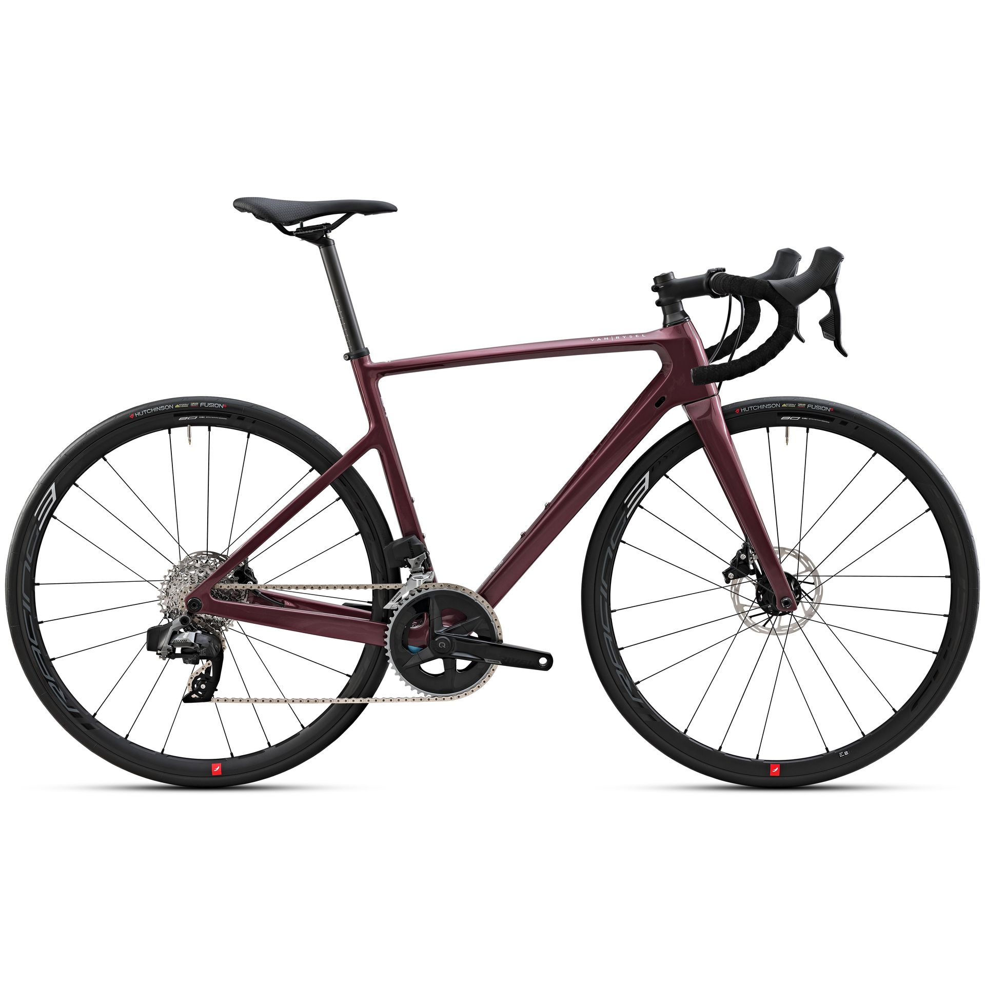 Van Rysel EDR CF Sram Rival AXS 28 cali Damski Bordowy