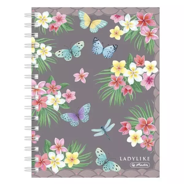 Brulion na spirali A5/100K kr Ladylike BF (2szt) - HERLITZ