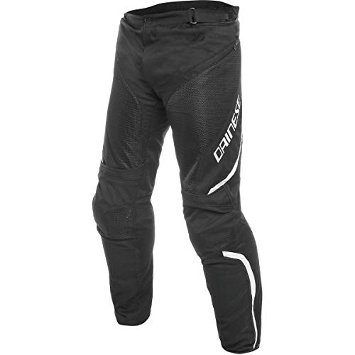 Dainese Drake Air D-Dry Spodnie, spodnie motocyklowe na lato, wodoodporne, z zabezpieczeniami czarny/czarny/biały
