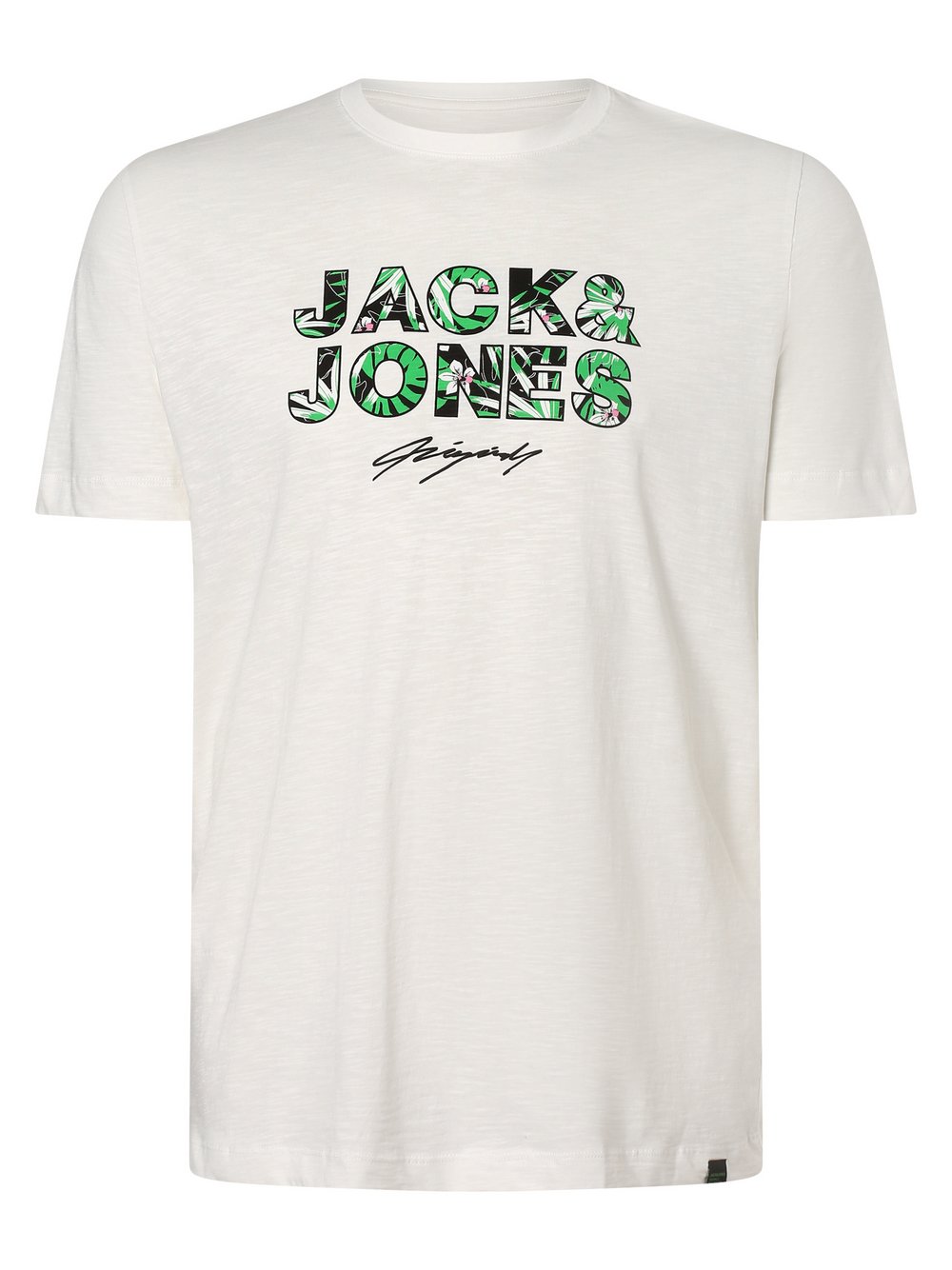 Jack & Jones - T-shirt męski  JORTulum  duże rozmiary, biały