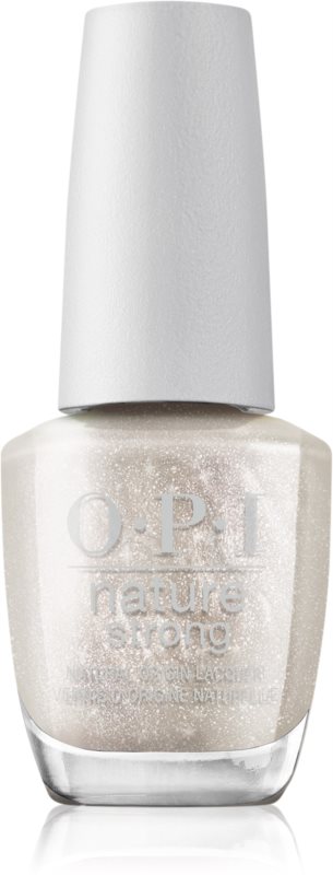 OPI Nature Strong, wegański lakier do paznokci, Glowing Places NAT038, złotosrebrny, 15ml