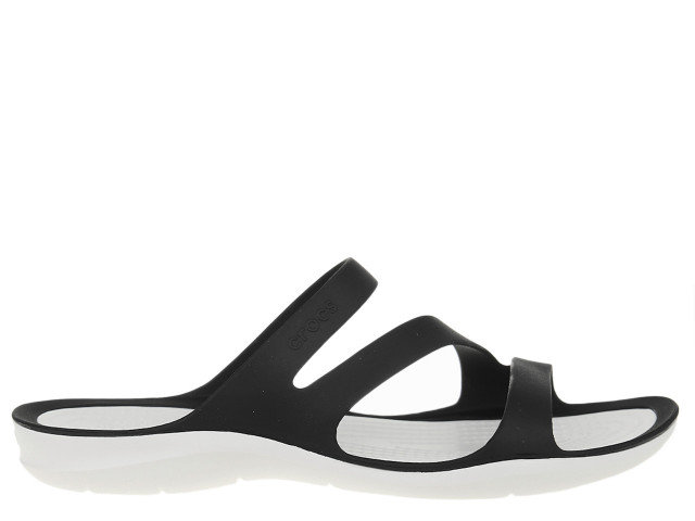 Crocs, Klapki damskie, czarny, rozmiar 41/42