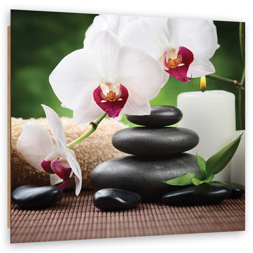 Obraz Deco Panel, Orchidee zen (Rozmiar 30x30)