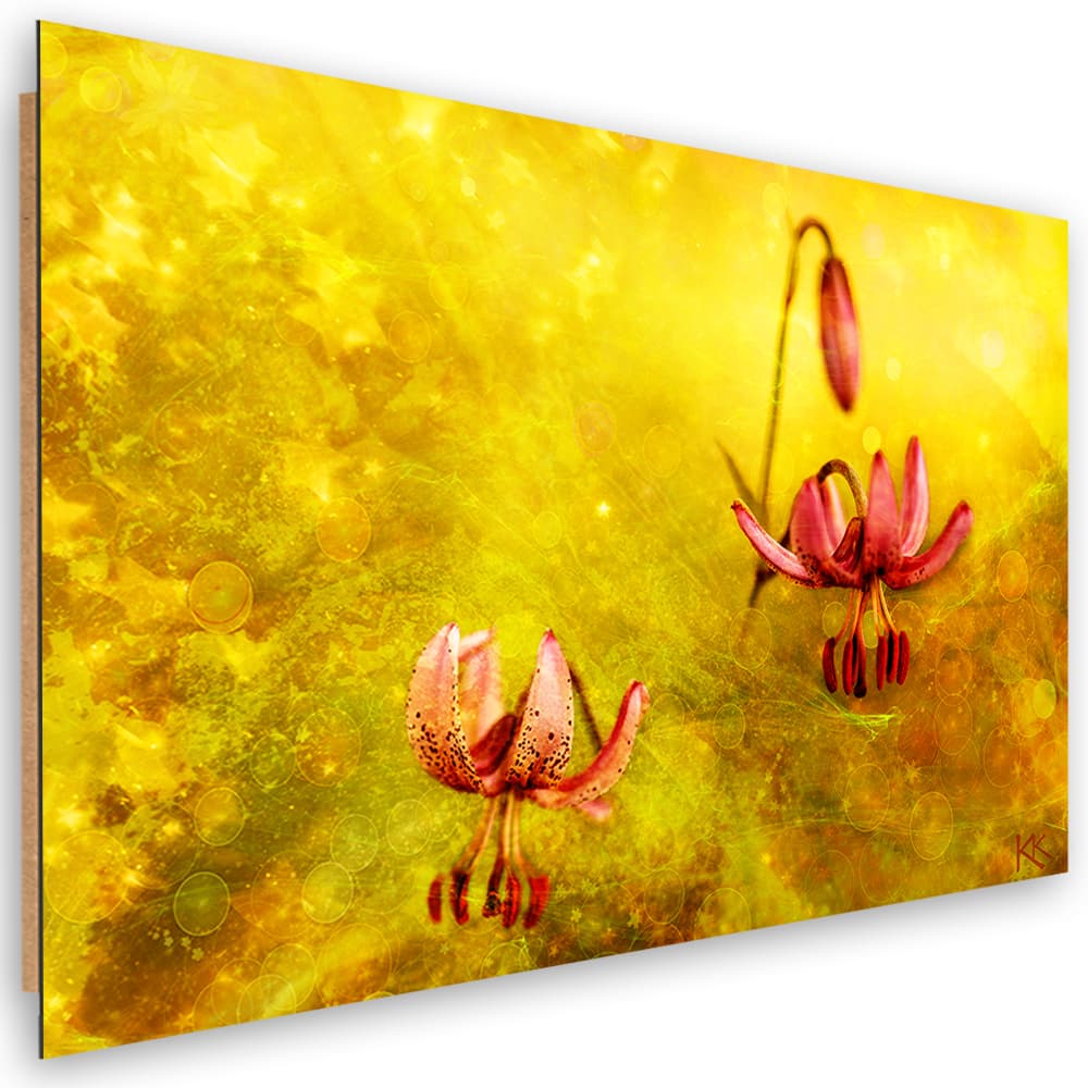 Obraz Deco Panel, Zwiędłe tulipany kwiaty (Rozmiar 60x40)