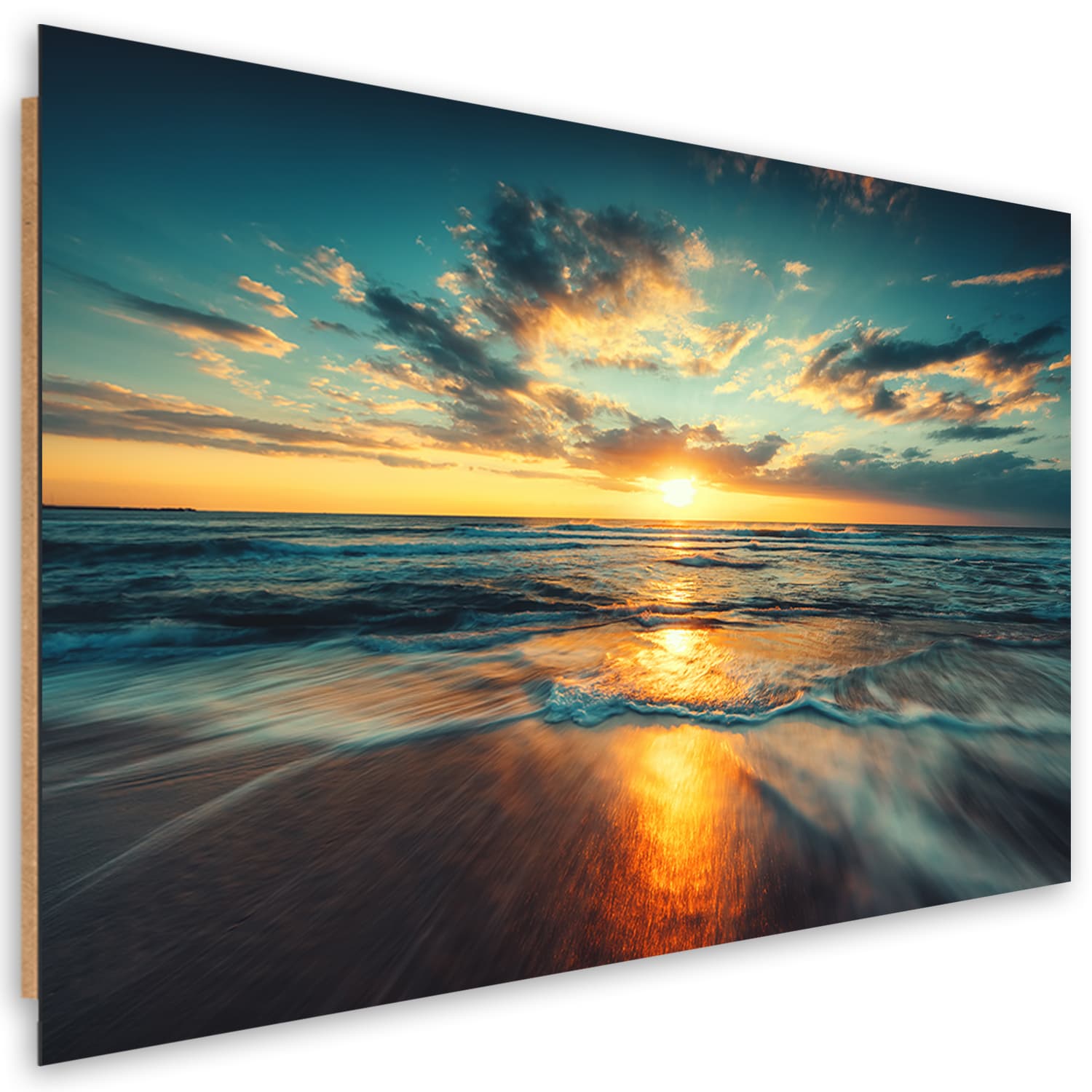 Obraz Deco Panel, Morze Zachód słońca Plaża (Rozmiar 100x70)