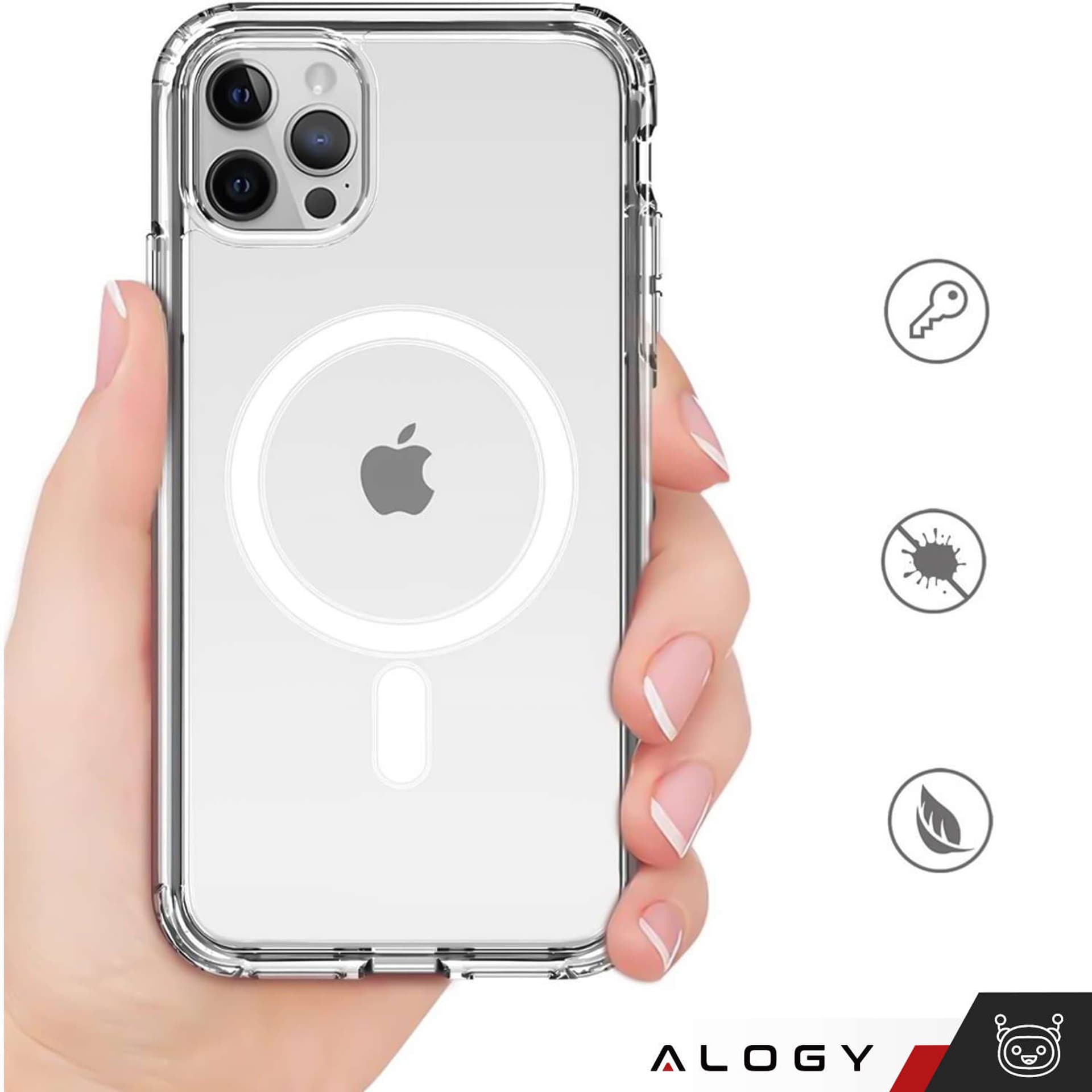 Фото - Інше для мобільних Alogy Etui ochronne na telefon  MagSafe Clear Case do Apple iPhone 11 Pro M 