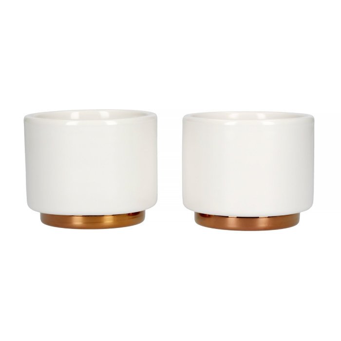 Kubek Fellow Monty Espresso 90 ml - Biały - 2 sztuki