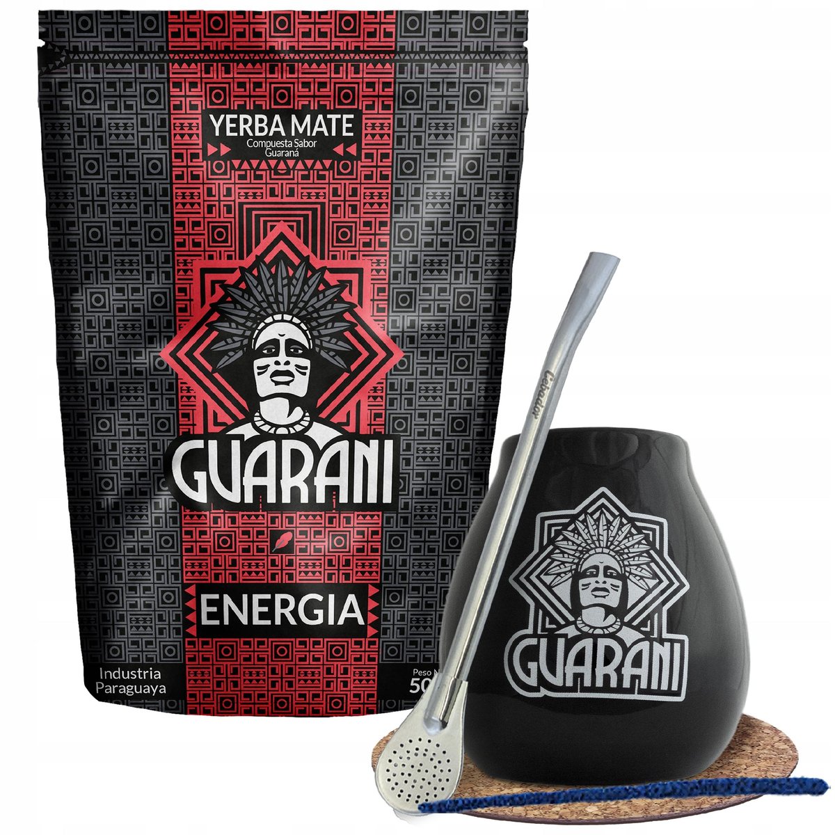 Zestaw Yerb Mate Guarani Energia 0,5kg