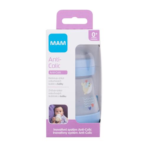 MAM Easy Start Anti-Colic 0m+ Blue butelki dla niemowląt 160 ml dla dzieci